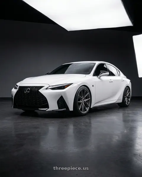 2024 Lexus IS350 with Niche 1PC M116 MISANO 5X114.3 19X9.5 +35 MATTE GUN METAL wheels