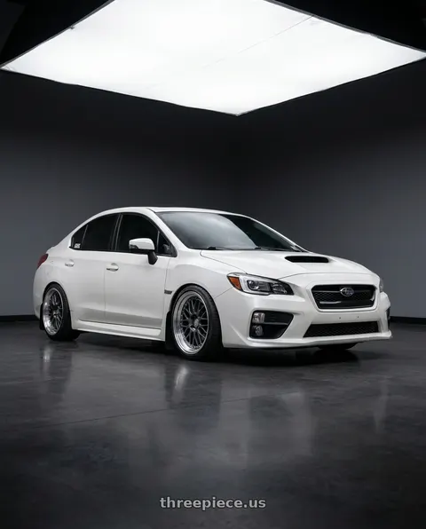 2017 Subaru WRX Limited with ESR Wheels SR SERIES SR01 5x100 18x9.5 +22 Gloss Graphite wheels