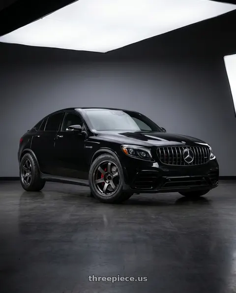 2021 mercedes glc63s with Volk Racing TE37 SAGA S-PLUS 5x112 20x9+20 Diamond Dark Gunmetal wheels