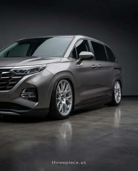 2022 Hyundai custin with BBS CH-R 5x114.3 19x8 +38 Brilliant Silver Polished Rim Protector wheels