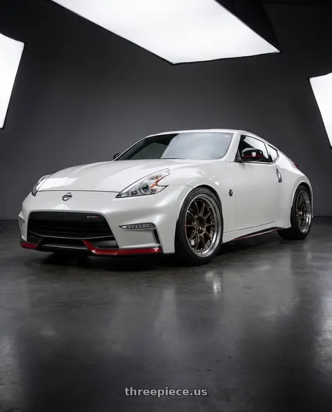 2010 Nissan 370Z 40th Anniversary Edition with SSR Professor SP5 5x114.3 18X8+29 HP Disk High Metal Bronze wheels