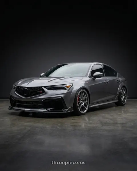 2025 Acura Integra Type S with BBS CH-R 5x120 20x10.5 +24 Satin Titanium Polished Rim Protector wheels