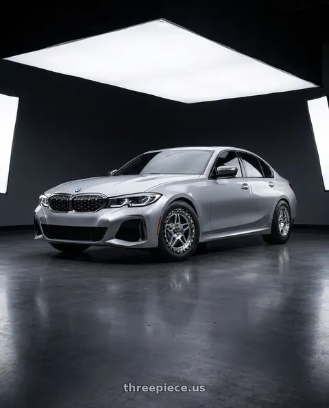 2021 BMW M340i with Belak Industries Series 3 - Shallow Billet Single Beadlock Wheel 5x112mm 18x8.5 +26 wheels