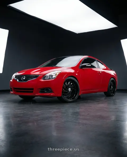 2010 Nissan Altima with Azara AZX-101 5x112/5x114.3 22x8.5 +38 Gloss Black wheels