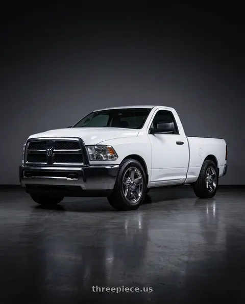 2013 Ram 2500 with OE Wheels CV91A 8x165.1 20x8.5+12 Chrome wheels