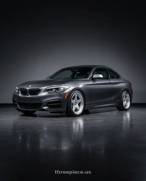 2018 BMW M240i with ESR Wheels CR SERIES CR5 5x100 18x10.5 +22 Hyper Silver wheels