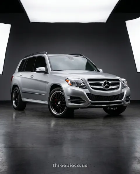 2015 Mercedes-Benz GLK350 4Matic with TSW TREMBLANT 5X112 20X8.5 +35 GLOSS BLACK W/ MIRROR CUT LIP wheels