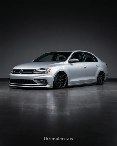 2016 Volkswagen Jetta with Niche 1PC M117 MISANO 5X112 18X8 +42 MATTE BLACK wheels