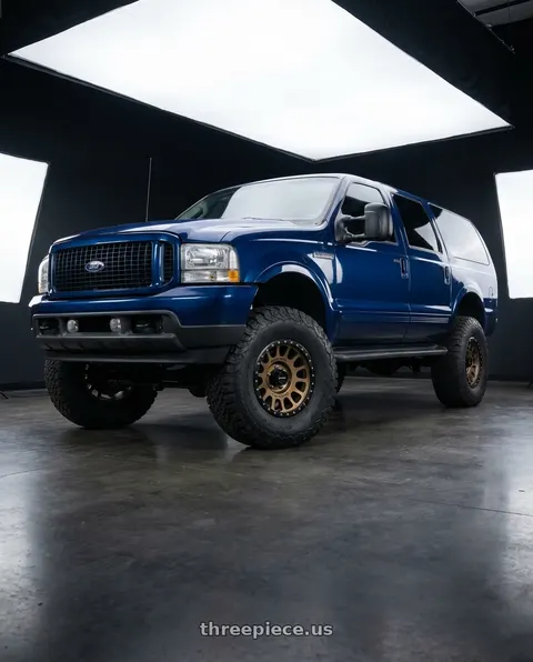 2002 Ford Excursion with Method Race Wheels 305BZ NV 6x139.7 18x9 -12 METHOD BRONZE wheels