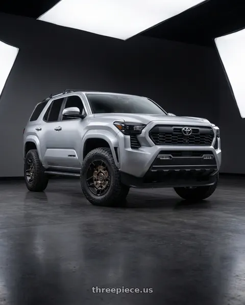 2026 Toyota 4Runner with Black Rhino Hard Alloys GUARD 6x139.7 17x8.5 +35 Burnt Bronze W/ Matte Blk-lp wheels