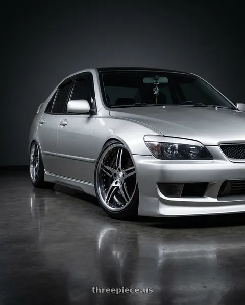 2002 Lexus IS300 with DURANDAL DD5.2 BLACK POLISHED 5x100 18x8.5 +26MM wheels