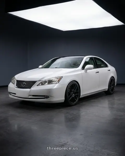 2008 Lexus ES350 with KATANA RACING KR04 5x112/5x114.3 18x8 +40 Matte Black wheels