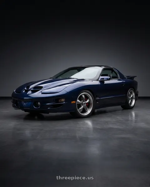 1999 Pontiac Firebird Trans Am with American Racing AR105 TORQ THRUST M 5X120.65 17X9 +45 ANTHRACITE W/ MACHINED LIP wheels