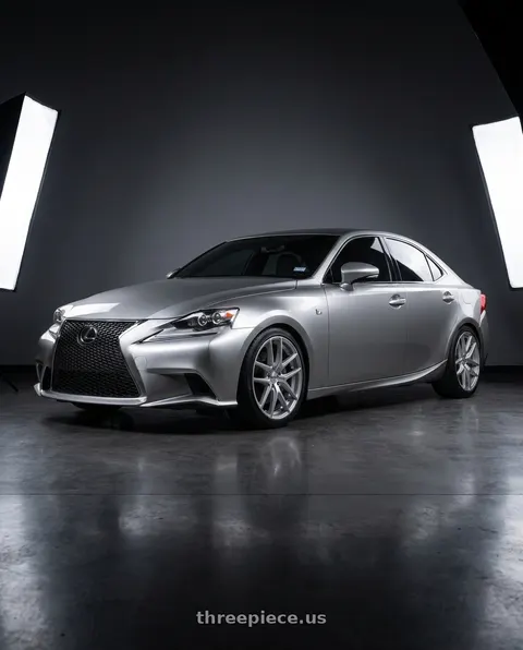 2016 Lexus IS200t with TOUREN TR60 3260 5x108/5x114.3 18x8 +40 GLOSS HYPER SILVER wheels
