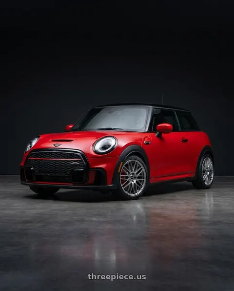 2024 Mini Cooper John Cooper Works with Enkei EKM3 5x112 18x8+35 Hyper Silver wheels