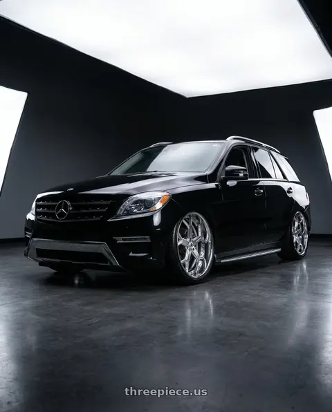 2014 Mercedes-Benz ML550 with Asanti Forged AF164 5x114.3 26x11 Polished wheels