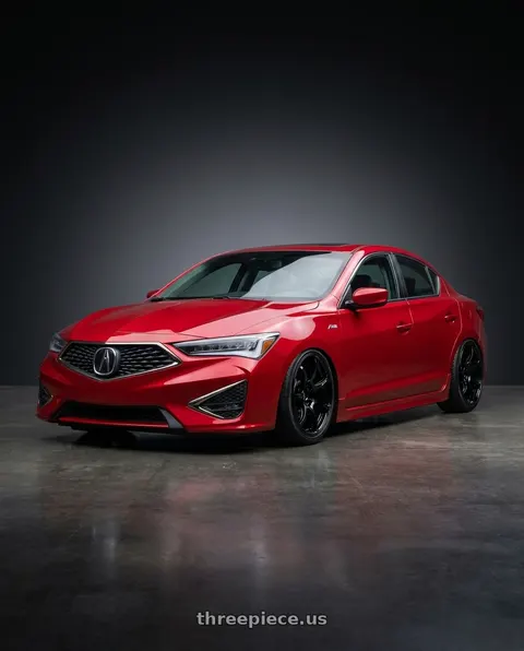 2013 Acura ILX with Advan RGIII 5x114.3 18x9.0+25 Gloss Black wheels