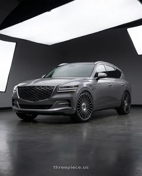 2027 Genesis GV80 with Niche 1PC NC282 SERENE 5X108/5X114.3 22x9 +38 GLOSS BLACK W/ MACHINED FACE wheels