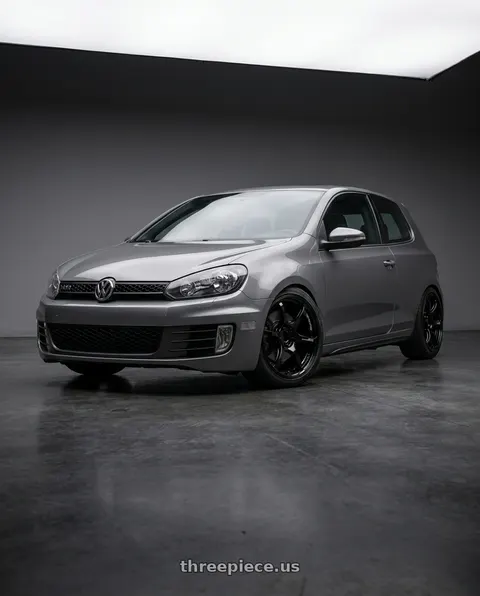 2013 Volkswagen GTI with Advan RGIII 5x112 18x8+42 Gloss Black wheels