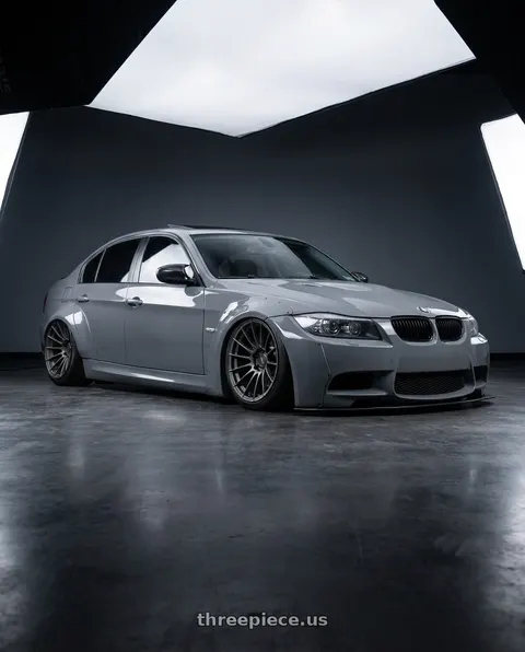 2011 BMW 335i xDrive with Enkei RS05-RR 5x120 18x11+30 Matte Gunmetal wheels