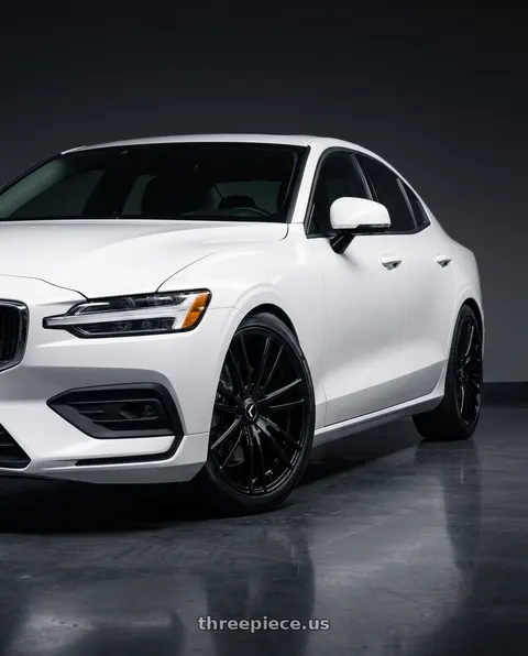 2020 Volvo S60 T6 Momentum with Kraze Spectra 183 5x108/5x114.3 18x8+40 Gloss Black wheels