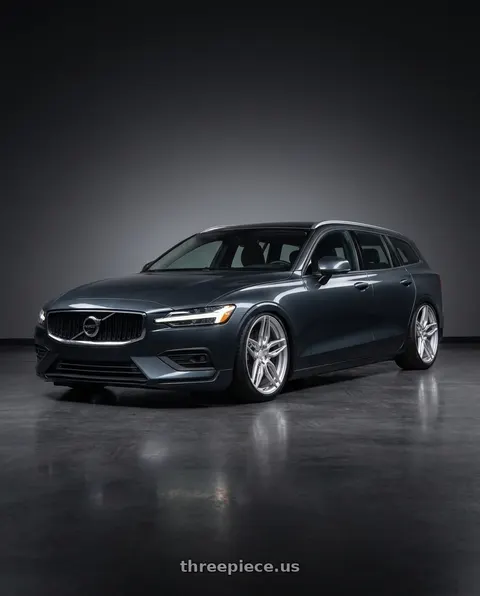 2019 Volvo V60 with ADV.1 ADV005 5x114.3 20x9 +35 Platinum wheels