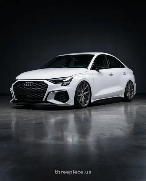 2024 Audi S3 with Niche 1PC M116 MISANO 5X112 19X9.5 +38 MATTE GUN METAL wheels