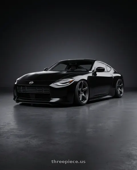 2025 Nissan Z with Work Emotion T5r 5x114.3 19x9.5 +25 Matte Graphite wheels