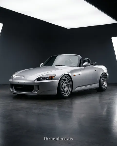 2009 Honda S2000 with fifteen52 ALPEN MX 5x114.3 17x8 +38 FROSTED GRAPHITE (SATIN GREY) wheels
