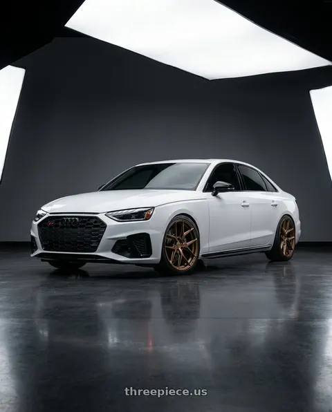 2020 Audi S4 with VOSSEN HF6-4 6X135 20x9.5 +15 TERRA BRONZE wheels
