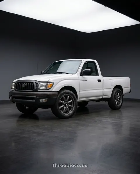 2002 Toyota Tacoma with Enkei Compe 5x114.3 16x7+38 Matte Gunmetal wheels