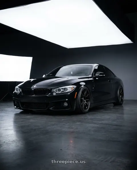 2014 BMW 435i with Enkei RSM9 5x114.3 19x7.5+48 Matte Black wheels
