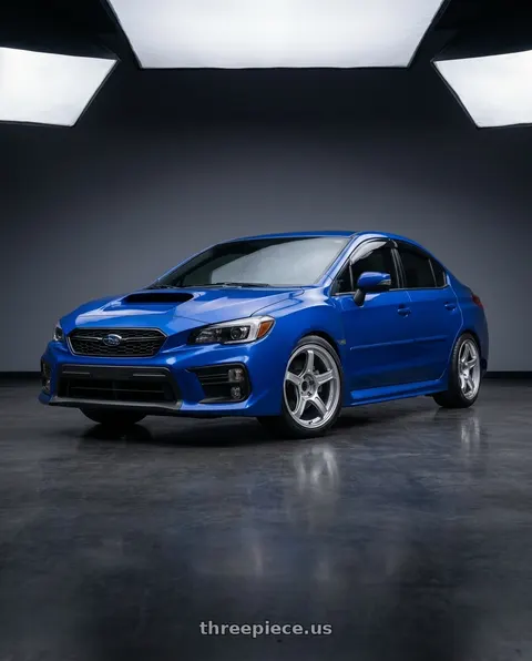 2021 Subaru WRX Limited with Ssr Gtx03 5x114.3 18x9.5+38  PLATINUM SILVER wheels