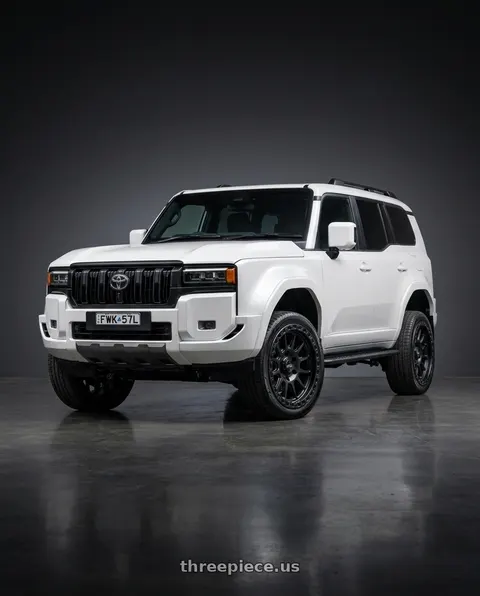 2026 Toyota Land Cruiser with MVX OFFROAD VX12 5X127 17x9 -12 Matte Black wheels