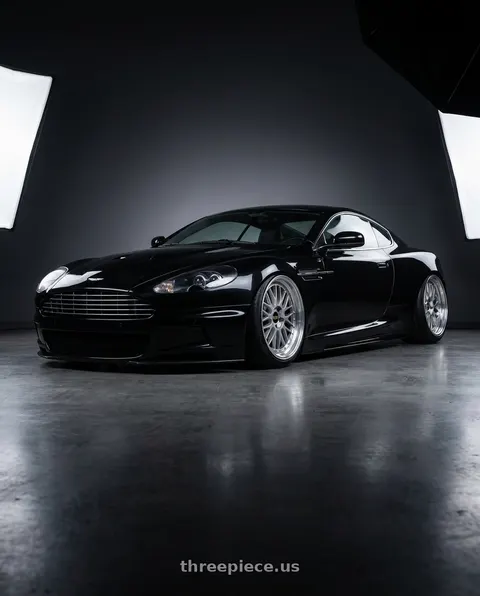 2009 Aston Martin DBS with BBS LM 5x114.3 17x7.5+38 Diamond Silver wheels