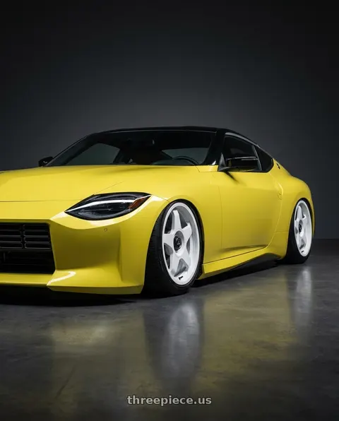 2024 Nissan Z with fifteen52 CHICANE 5x114.3 / 5x120 19x8.5 +35 RALLY WHITE (GLOSS WHITE) wheels