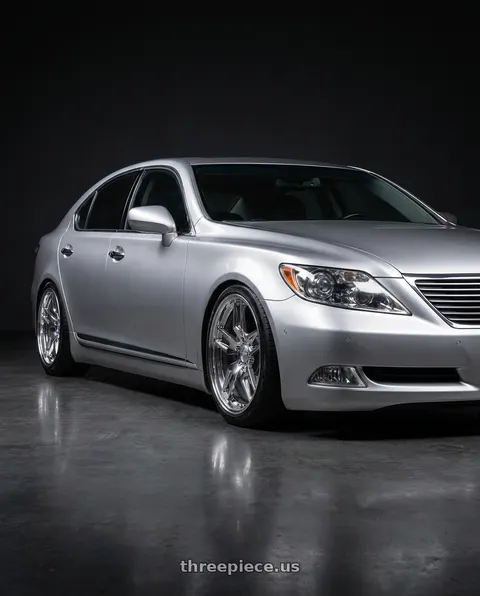 2008 Lexus LS460 with American Racing Forged 100 5x120.65 20x12 +59 POLISHED wheels