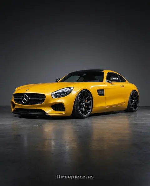 2019 Mercedes-Benz AMG GT with BBS CC-R 5x112 20x9.5+20 Satin Black wheels