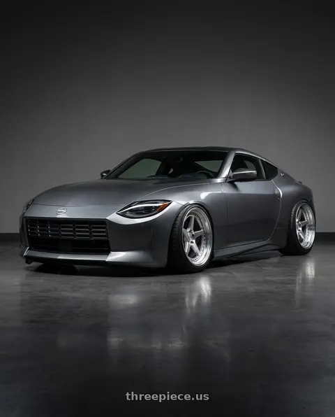 2024 Nissan Z with Aodhan DS09 5x114.3 19x11+15 Silver w/Machined Face wheels