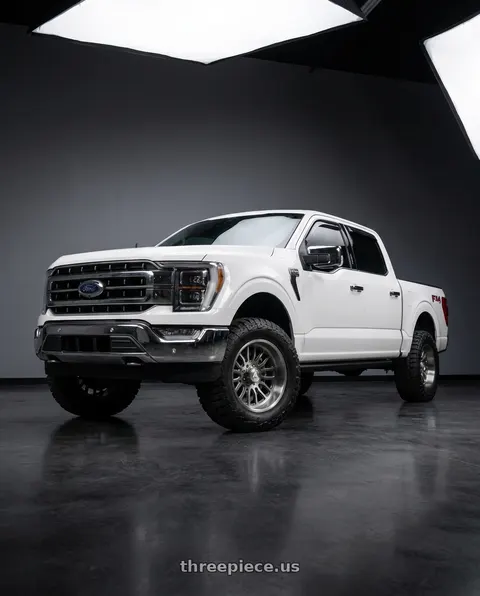 2021 Ford F-150 Lariat with Asanti Off Road AB815 WORKHORSE 6X139.7 20X10 -20 TITANIUM-BRUSHED wheels