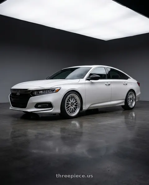 2020 Honda Accord Sport with BBS LM 5x114.3 19x8.5+43 Diamond Silver wheels