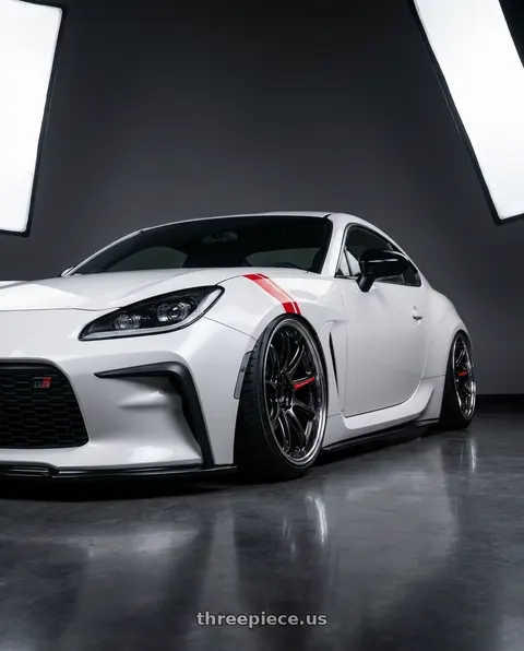2023 Toyota GR86 with Work Zr10 2P 5x100 18x8.5 +38 Glim Black wheels
