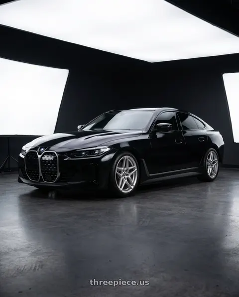 2023 BMW i4 with HERITAGE WHEEL EBISU MONOC 5x112 20x9 +25 SILVER wheels