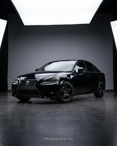 2015 Lexus IS250 with Petrol P1B 5X114.3 17X8 +40 MATTE BLACK wheels