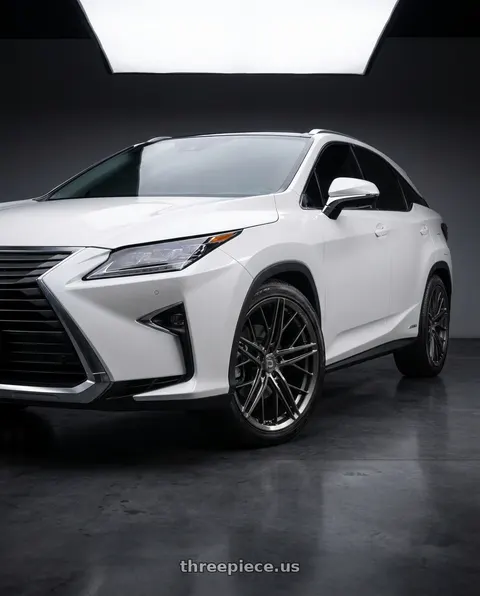 2016 Lexus RX450h with Avant Garde Wheels F53R BLANK 20x11 +BLANK Dark Graphite Metallic wheels