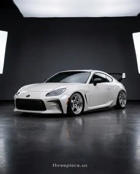2025 Toyota GR86 Premium with Work Meister S1 3P 5x100 19x8+42 O Disk Bright Buff Finish wheels
