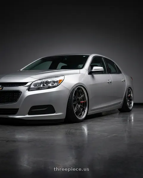2015 Chevrolet Malibu with Work Zr10 2P 5x120 18x10.0 +12 Glim Black wheels