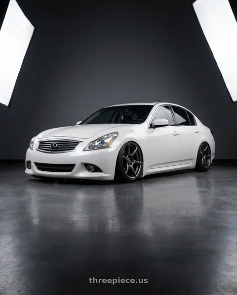 2012 INFINITI G37 with Kansei K11G Tandem 5x114.3 19x10.5 12 Gunmetal wheels