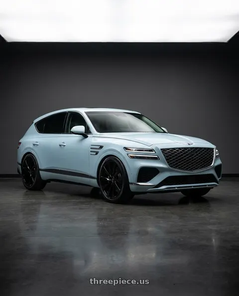 2027 Genesis GV80 with Axe ZX15 5x114 22X9+30 GLOSS BLACK wheels