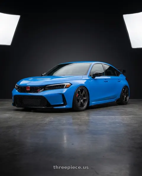 2025 Honda Civic Type R with Volk Racing TE37 Saga S-Plus 5x120 18x10.5+30 Diamond Dark Gunmetal wheels